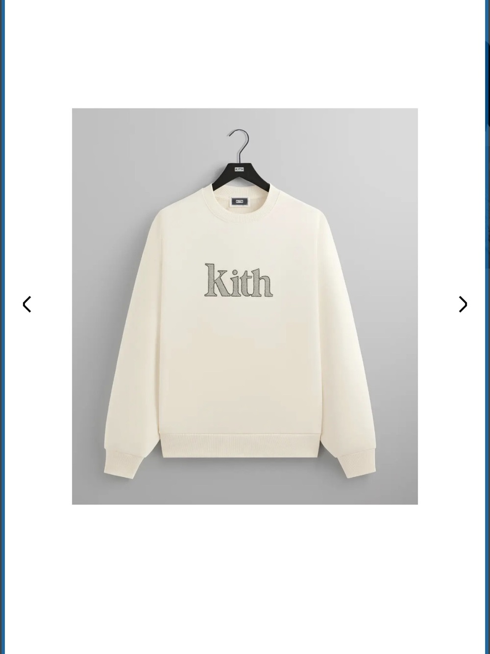 Kith Serif Nelson Crewneck Sweater